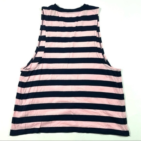 J Crew Womens Stripe Oversized Muscle Tank Top - Picture 3 of 8